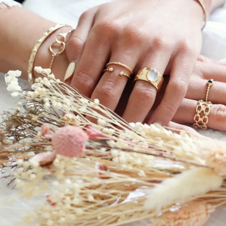 Perrine et Antoinette Bagues Empierrées | Bagues Sans Strass^BAGUE MONICA