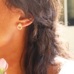 Perrine et Antoinette Boucles D'oreilles Empierrées | Clous D'oreilles^BOUCLES EVE