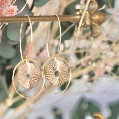 Perrine et Antoinette Boucles D'oreilles Empierrées | Pendantes^BOUCLES HORTENSE