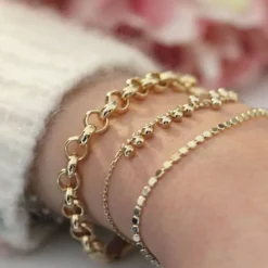 Perrine et Antoinette Bracelets Maille Xl | Bracelets Sans Strass^BRACELET EDNA