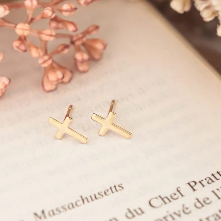 Perrine et Antoinette Boucles D'oreilles Religieuses | Clous D'oreilles^CLOUS LORETTA