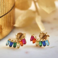 Perrine et Antoinette Boucles D'oreilles Empierrées | Clous D'oreilles^CLOUS LORIS