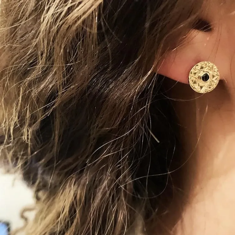 Perrine et Antoinette Boucles D'oreilles Empierrées | Clous D'oreilles^CLOUS LUTECIA