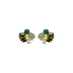 Perrine et Antoinette Boucles D'oreilles Empierrées | Clous D'oreilles^CLOUS PAULIN