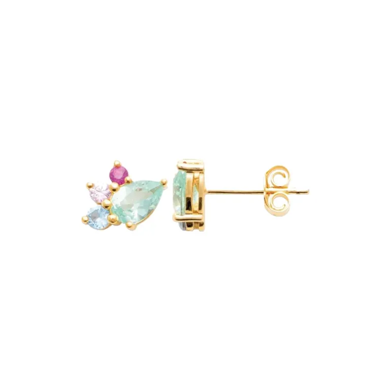 Perrine et Antoinette Boucles D'oreilles Empierrées | Clous D'oreilles^CLOUS ZEPHIR
