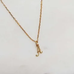 Perrine et Antoinette Petits Pendentifs^COLLIER INITIALES