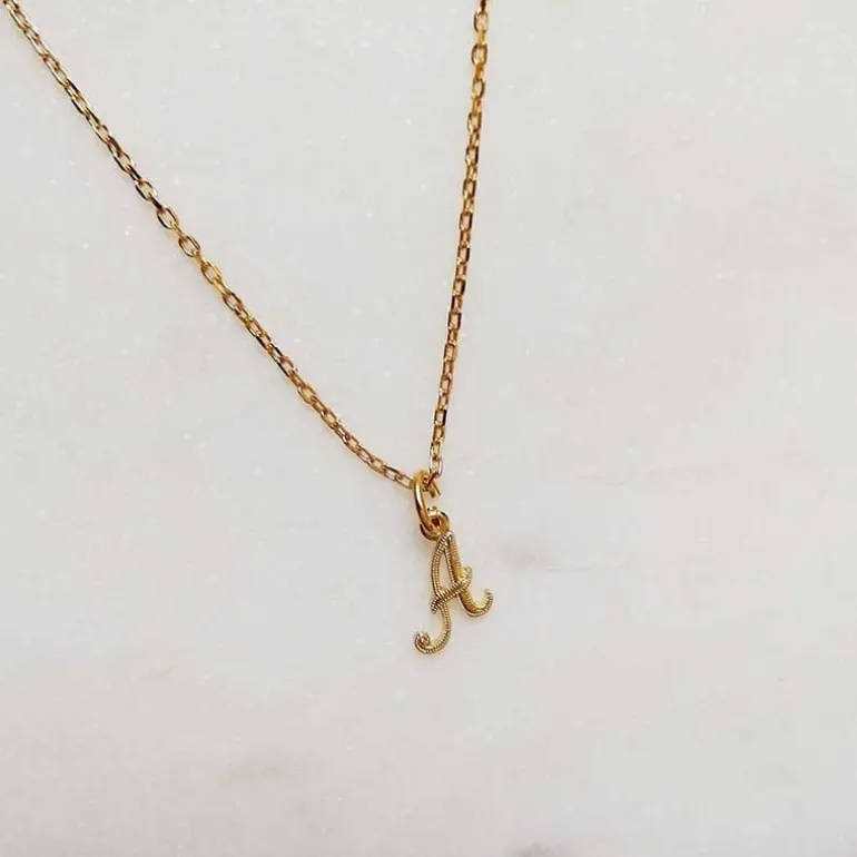 Perrine et Antoinette Petits Pendentifs^COLLIER INITIALES