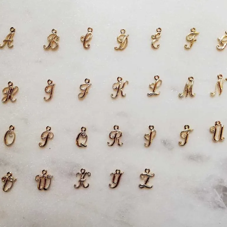 Perrine et Antoinette Petits Pendentifs^COLLIER INITIALES