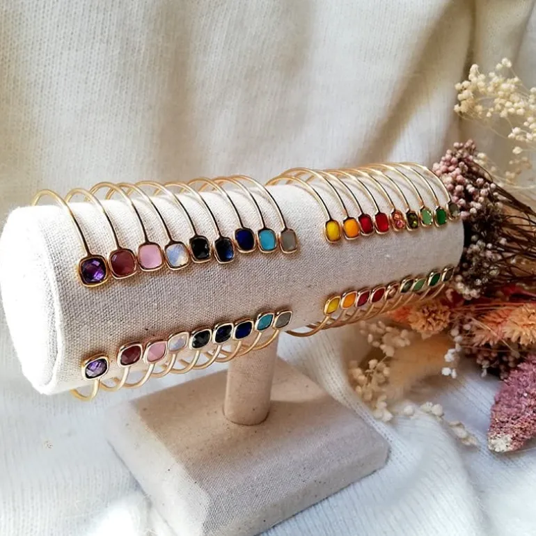 Perrine et Antoinette Joncs Ouverts | Bracelets Empierrés^JONC CLARENCE