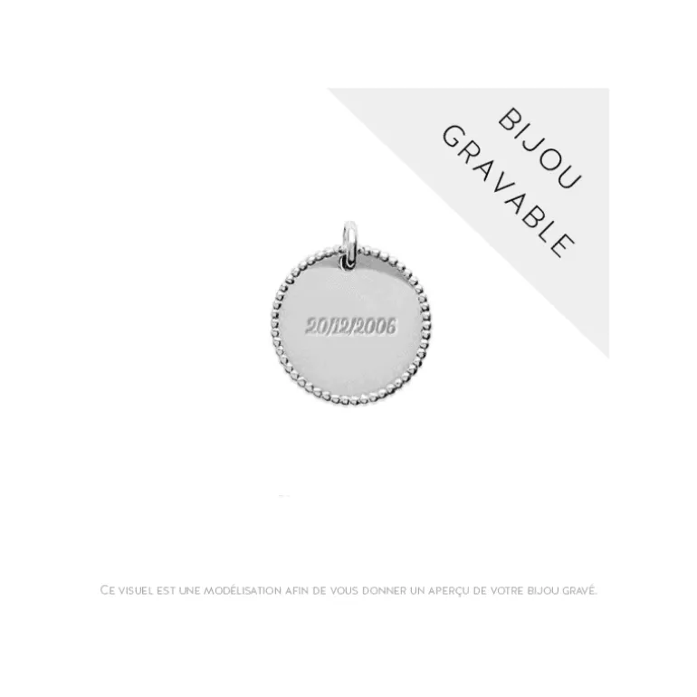 Perrine et Antoinette Pendentifs Gravables | Grands Pendentifs^PENDENTIF CAPRI