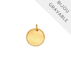 Perrine et Antoinette Pendentifs Gravables^PENDENTIF LEANDRE